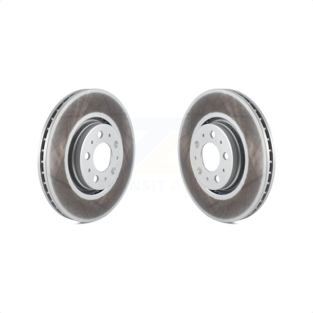 Front Coated Disc Brake Rotors Pair For Volvo XC90 S60 With 316mm Diameter Rotor KG-100212