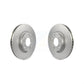 Front Coated Disc Brake Rotors Pair For Mazda 3 5 Sport KG-100214
