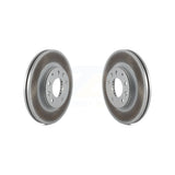 Front Coated Disc Brake Rotors Pair For 2003-2005 Mazda 6 KG-100215