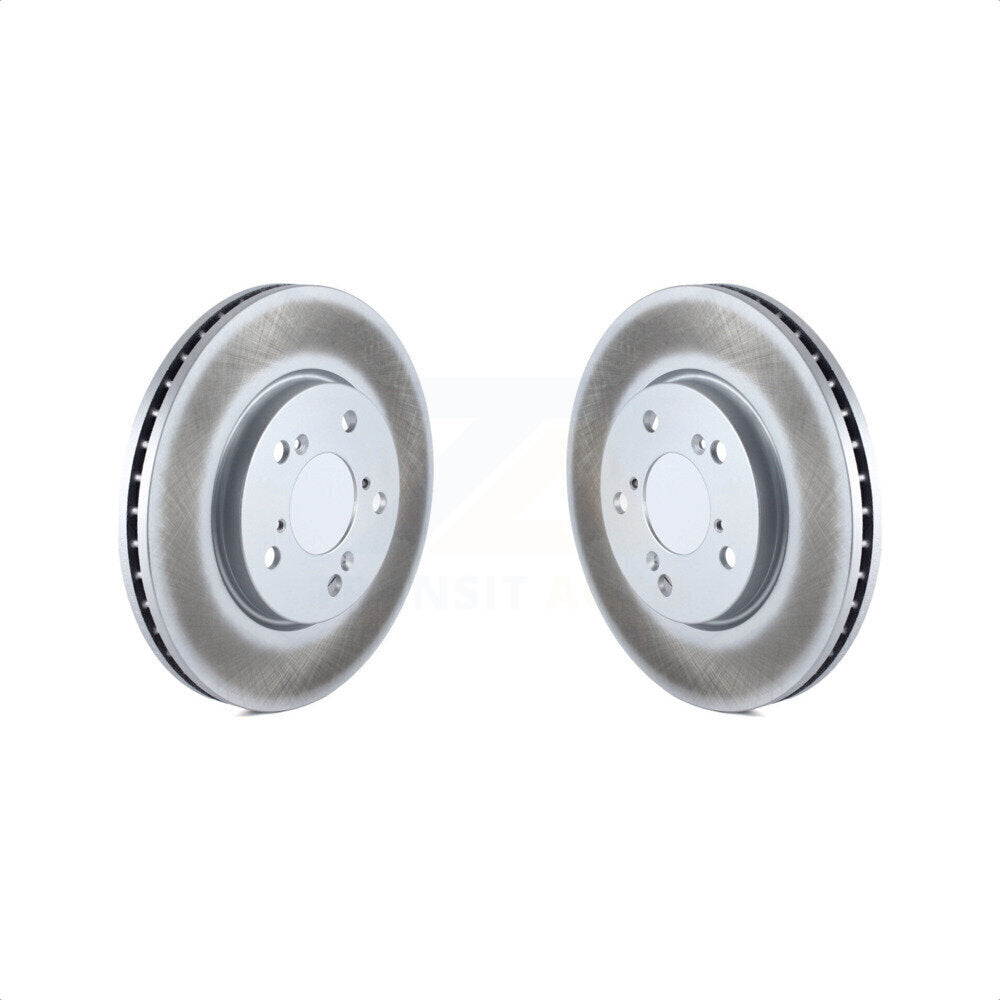 Front Coated Disc Brake Rotors Pair For 2005-2010 Honda Odyssey KG-100216