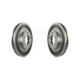 Front Coated Disc Brake Rotors Pair For Mazda 3 Sport KG-100219
