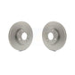 Front Coated Disc Brake Rotors Pair For Hyundai Sonata Kia Optima Magentis KG-100224
