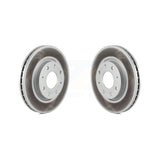 Front Coated Disc Brake Rotors Pair For Kia Spectra Spectra5 KG-100241