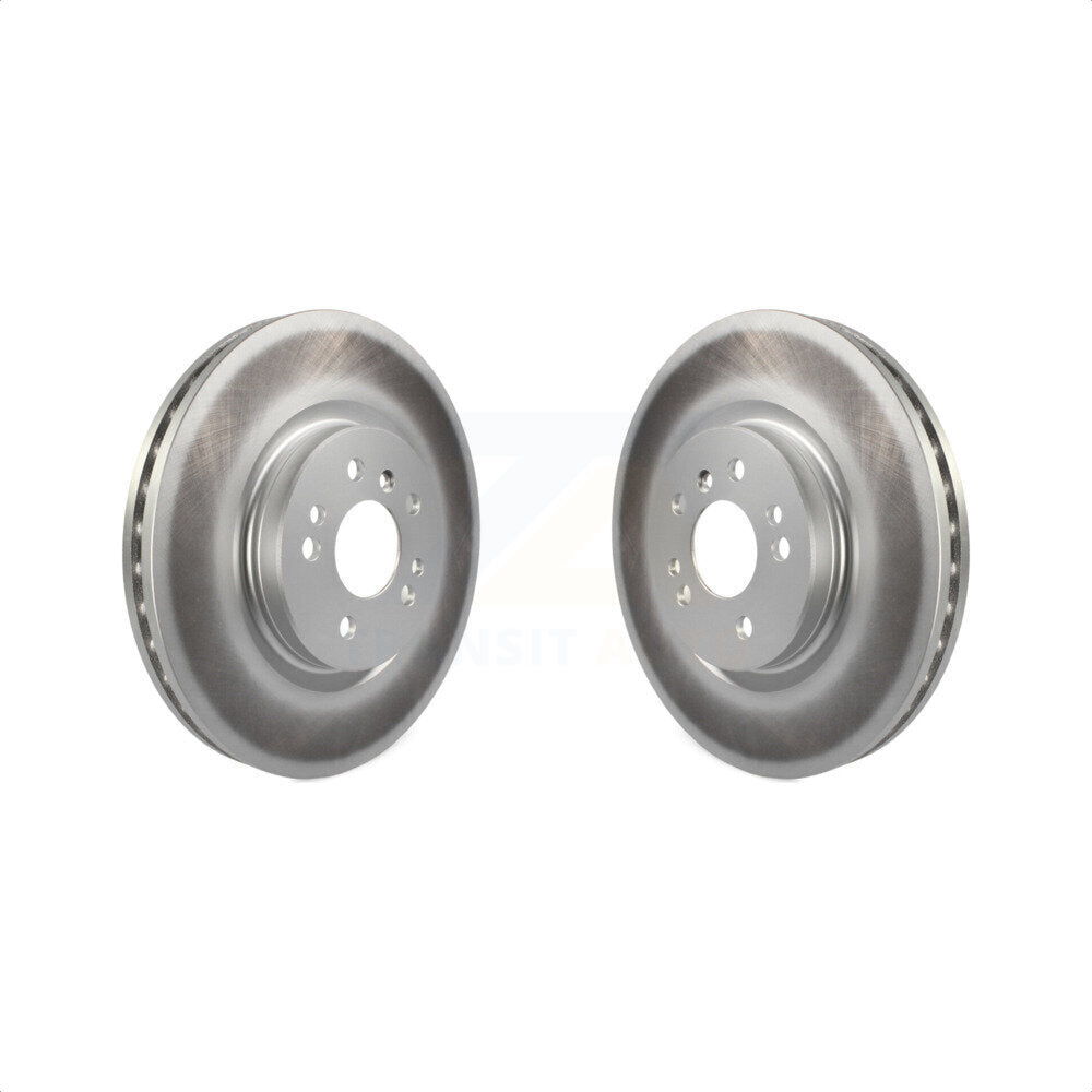 Front Coated Disc Brake Rotors Pair For Mercedes-Benz ML350 R350 ML500 ML320 R500 R320 ML450 KG-100248