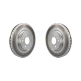 Front Coated Disc Brake Rotors Pair For Mercedes-Benz ML350 R350 ML500 ML320 R500 R320 ML450 KG-100248