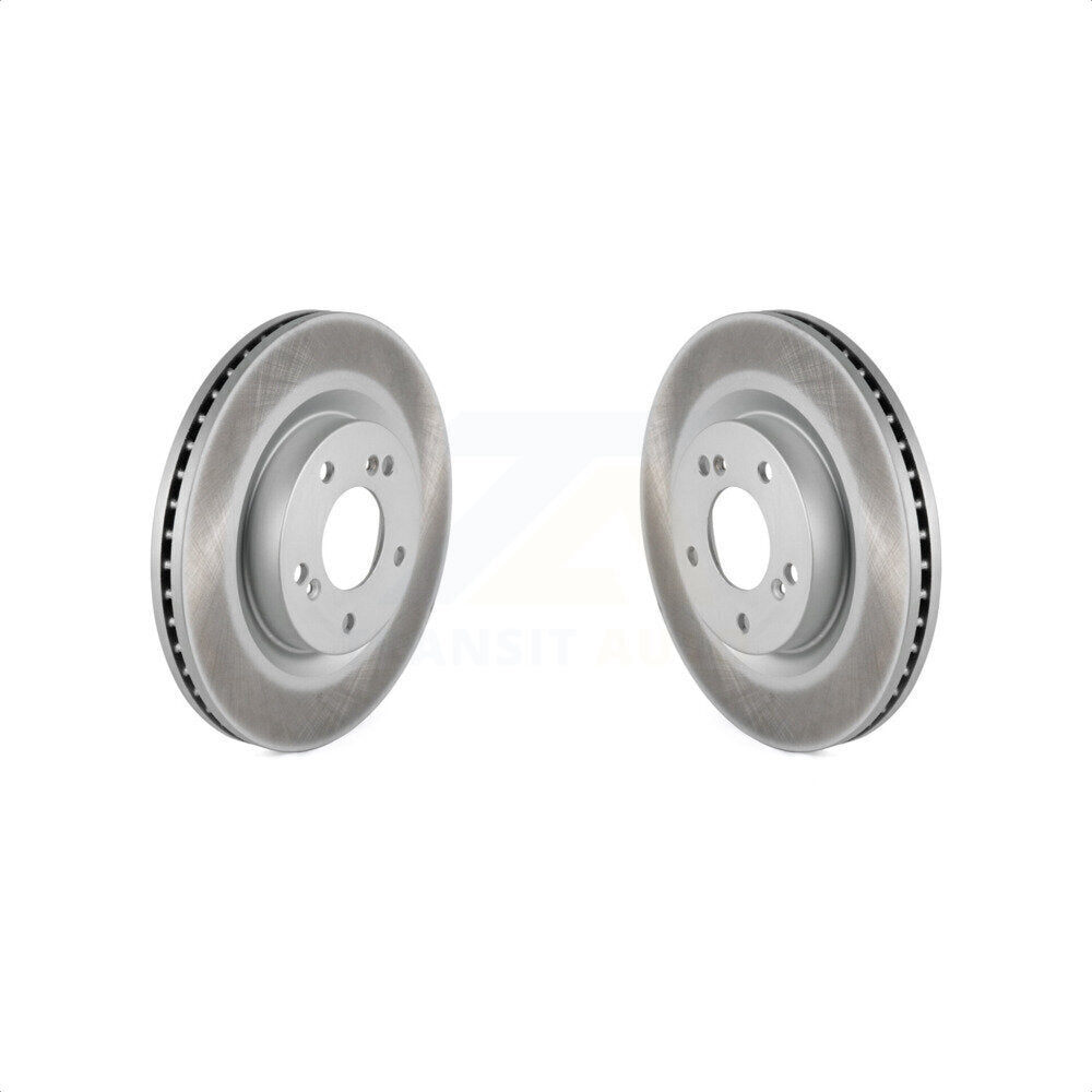 Front Coated Disc Brake Rotors Pair For Mitsubishi Galant Eclipse KG-100250