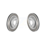 Front Coated Disc Brake Rotors Pair For Mitsubishi Galant Eclipse KG-100250