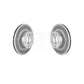 Front Coated Disc Brake Rotors Pair For BMW 328i 325i 128i 328xi 325xi 323i KG-100259