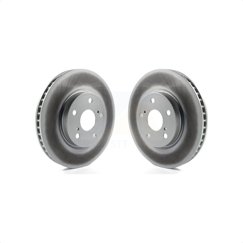 Front Coated Disc Brake Rotors Pair For Lexus IS250 KG-100260