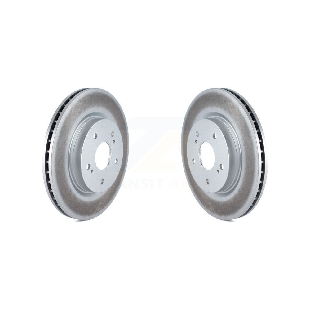 Front Coated Disc Brake Rotors Pair For 2006-2013 Suzuki Grand Vitara KG-100262