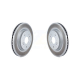 Front Coated Disc Brake Rotors Pair For 2006-2013 Suzuki Grand Vitara KG-100262