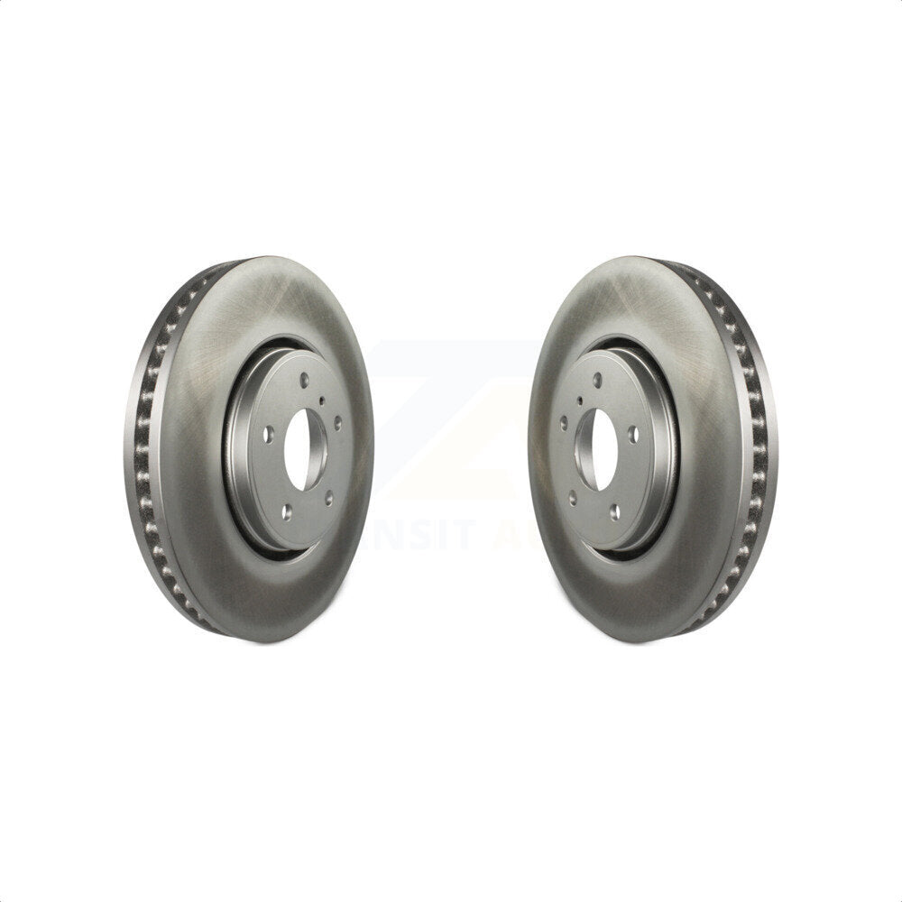 Front Coated Disc Brake Rotors Pair For Infiniti FX35 FX37 QX70 FX45 INFINITI KG-100273