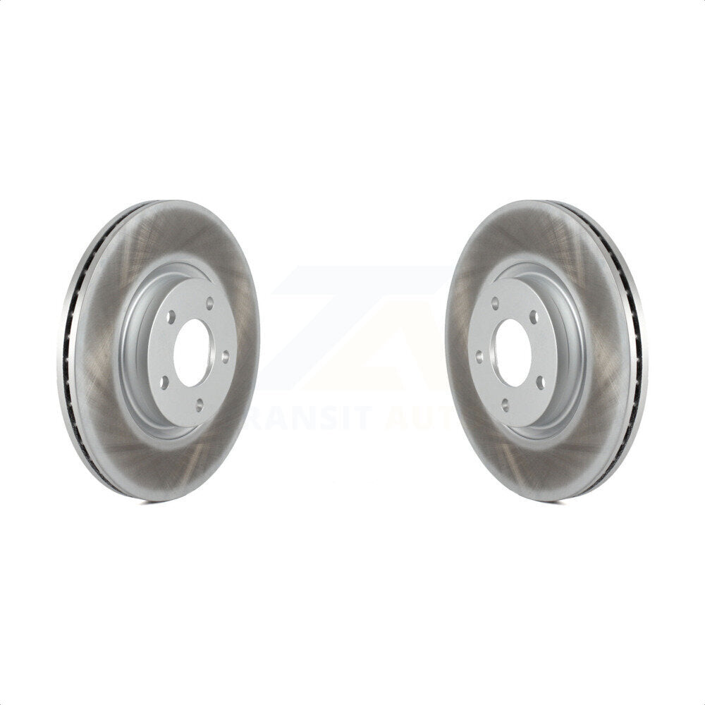 Front Coated Disc Brake Rotors Pair For Mazda 3 KG-100275