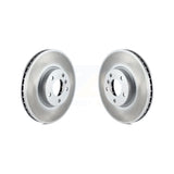Front Coated Disc Brake Rotors Pair For BMW X5 X6 KG-100278