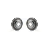 Front Coated Disc Brake Rotors Pair For 2007-2009 Hyundai Santa Fe KG-100280