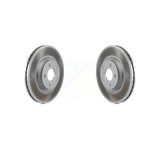 Front Coated Disc Brake Rotors Pair For Ford Escape Volvo C-Max S40 C70 C30 V50 KG-100282