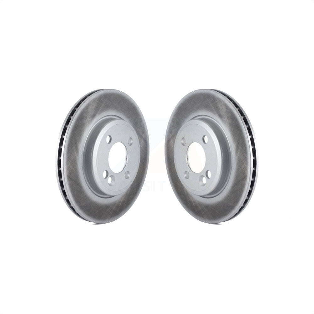 Front Coated Disc Brake Rotors Pair For Mini Cooper KG-100284