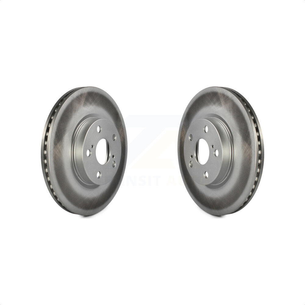 Front Coated Disc Brake Rotors Pair For Toyota Corolla Scion xD Matrix Pontiac Vibe KG-100287