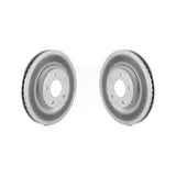 Front Coated Disc Brake Rotors Pair For Nissan Rogue Sentra Select KG-100291
