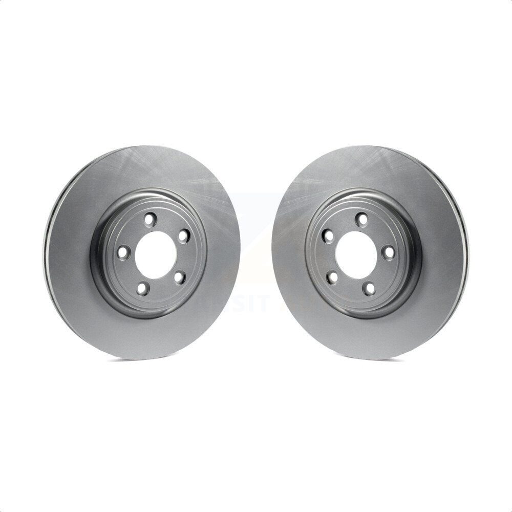Front Coated Disc Brake Rotors Pair For Jaguar XF XJ8 S-Type XK Vanden Plas KG-100294