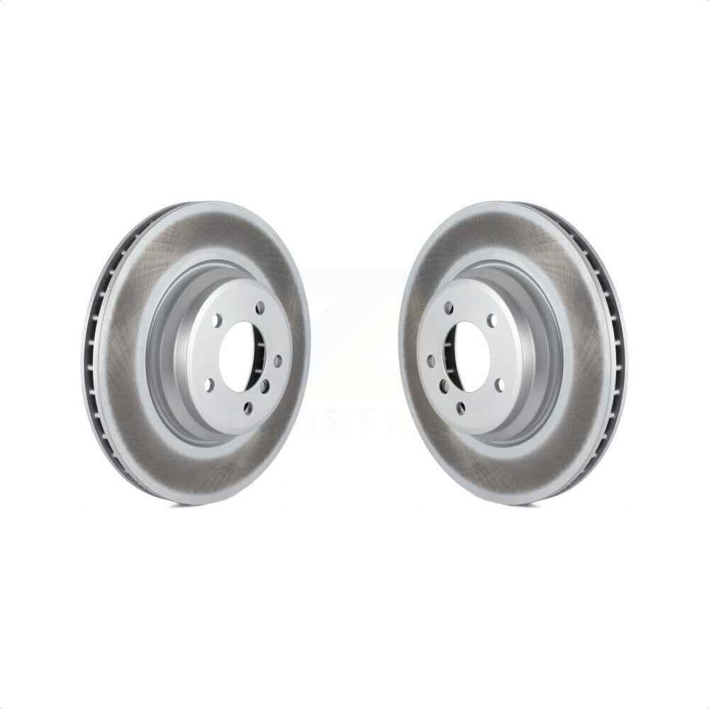 Front Coated Disc Brake Rotors Pair For BMW 335i X1 xDrive 335xi 335d 335is KG-100296