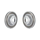 Front Coated Disc Brake Rotors Pair For BMW 335i X1 xDrive 335xi 335d 335is KG-100296