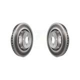 Front Coated Disc Brake Rotors Pair For 2009-2016 Toyota Venza KG-100307