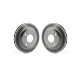 Front Coated Disc Brake Rotors Pair For 2009-2011 Nissan Versa 1.6L KG-100312
