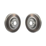 Front Coated Disc Brake Rotors Pair For Volvo XC60 KG-100315