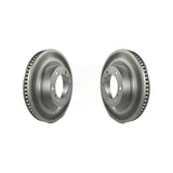 Front Coated Disc Brake Rotors Pair For 2010-2022 Toyota 4Runner Lexus GX460 KG-100317