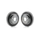 Front Coated Disc Brake Rotors Pair For Mercedes-Benz C300 C250 C230 KG-100318
