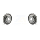 Front Coated Disc Brake Rotors Pair For 2011-2014 Mazda 2 KG-100325