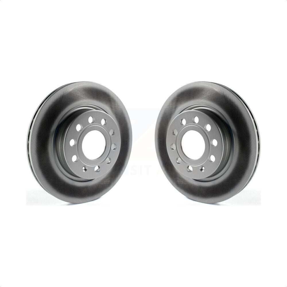 Front Coated Disc Brake Rotors Pair For Volkswagen Jetta GTI Audi A3 Quattro With 280mm Diameter Rotor KG-100333