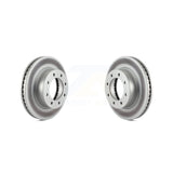 Front Coated Disc Brake Rotors Pair For 2012-2021 Nissan NV2500 NV3500 NV1500 KG-100339