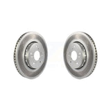 Front Coated Disc Brake Rotors Pair For Acura RDX ILX KG-100347