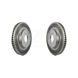 Front Coated Disc Brake Rotors Pair For Honda Accord Civic KG-100348