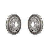 Front Coated Disc Brake Rotors Pair For Honda Pilot Odyssey Acura MDX Ridgeline Passport KG-100352