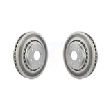 Front Coated Disc Brake Rotors Pair For Acura MDX TLX KG-100354