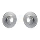 Front Coated Disc Brake Rotors Pair For BMW 328i xDrive 428i Gran Coupe 228i 330e KG-100355