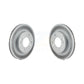 Front Coated Disc Brake Rotors Pair For 2014-2015 Mitsubishi Mirage KG-100356