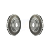 Front Coated Disc Brake Rotors Pair For Fiat 500 KG-100361