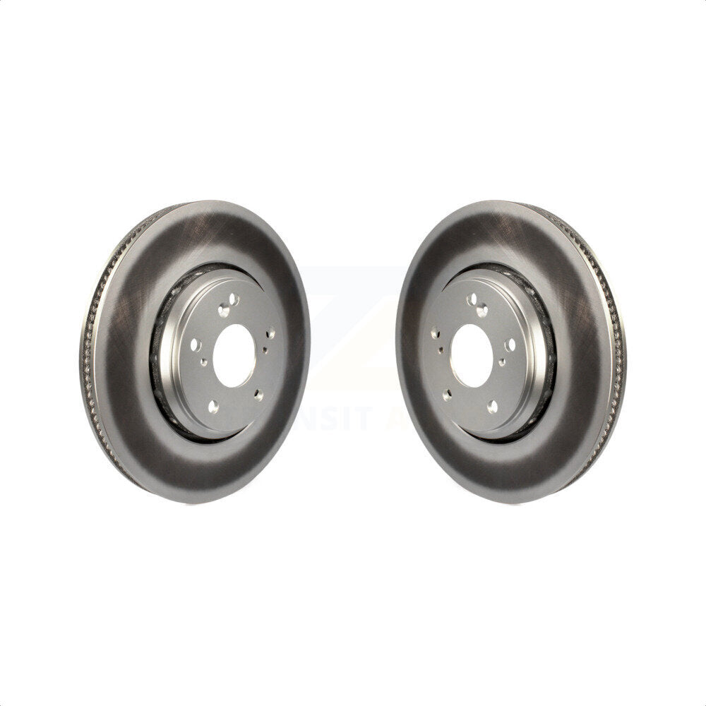 Front Coated Disc Brake Rotors Pair For Honda Civic Accord Acura ILX KG-100371