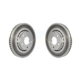 Front Coated Disc Brake Rotors Pair For Mazda CX-5 6 KG-100374