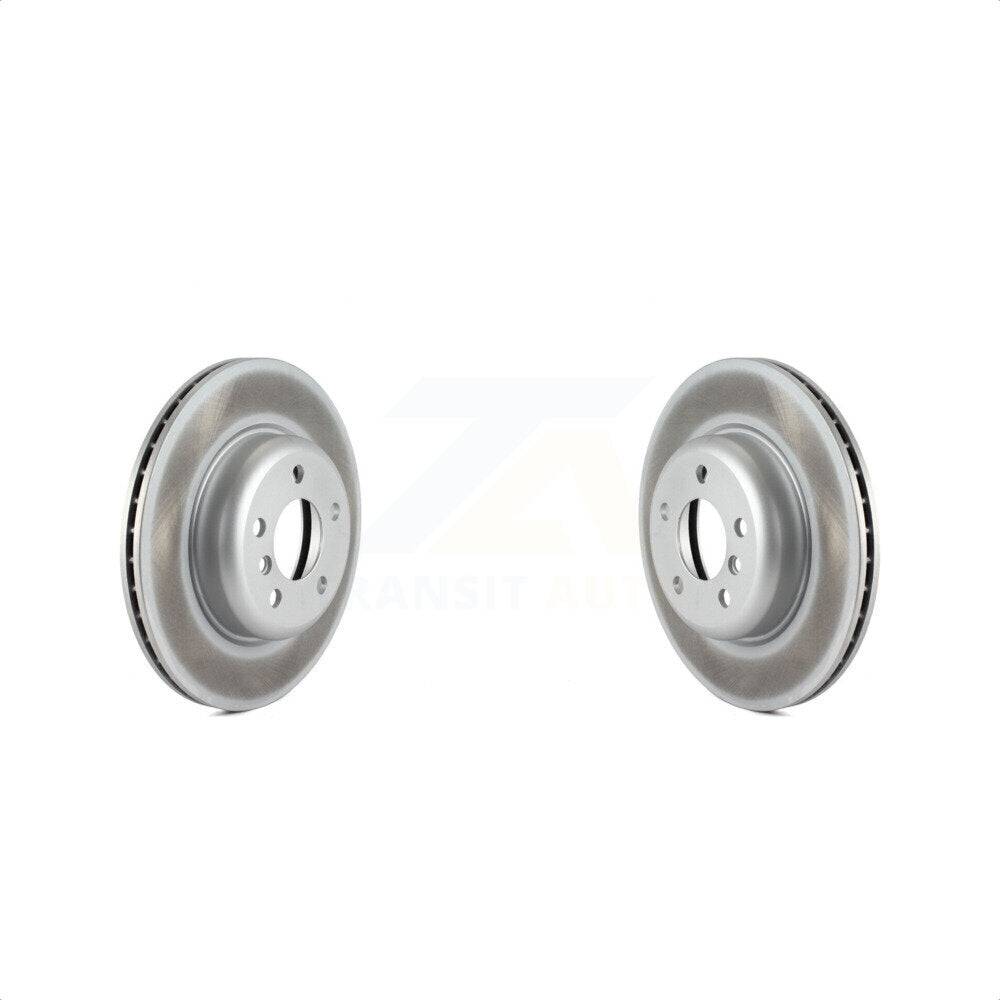 Front Coated Disc Brake Rotors Pair For BMW 528i xDrive Without Performance Brakes With 330mm Diameter Rotor KG-100375