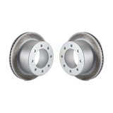 Rear Coated Disc Brake Rotors Pair For Chevrolet Express 3500 Silverado GMC Savana HD Sierra Classic KG-100387
