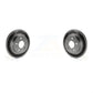 Rear Coated Disc Brake Rotors Pair For Chevrolet Malibu Pontiac G6 Cobalt Saturn Ion HHR Aura G5 Pursuit KG-100392