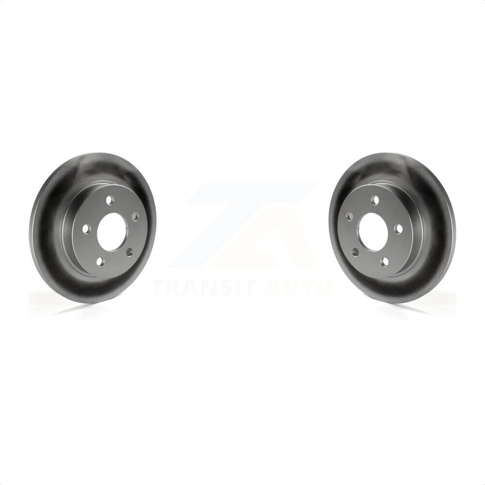 Rear Coated Disc Brake Rotors Pair For Chevrolet Malibu Pontiac G6 Cobalt Saturn Ion HHR Aura G5 Pursuit KG-100392