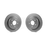 Rear Coated Disc Brake Rotors Pair For Chevrolet Corvette Cadillac XLR KG-100393