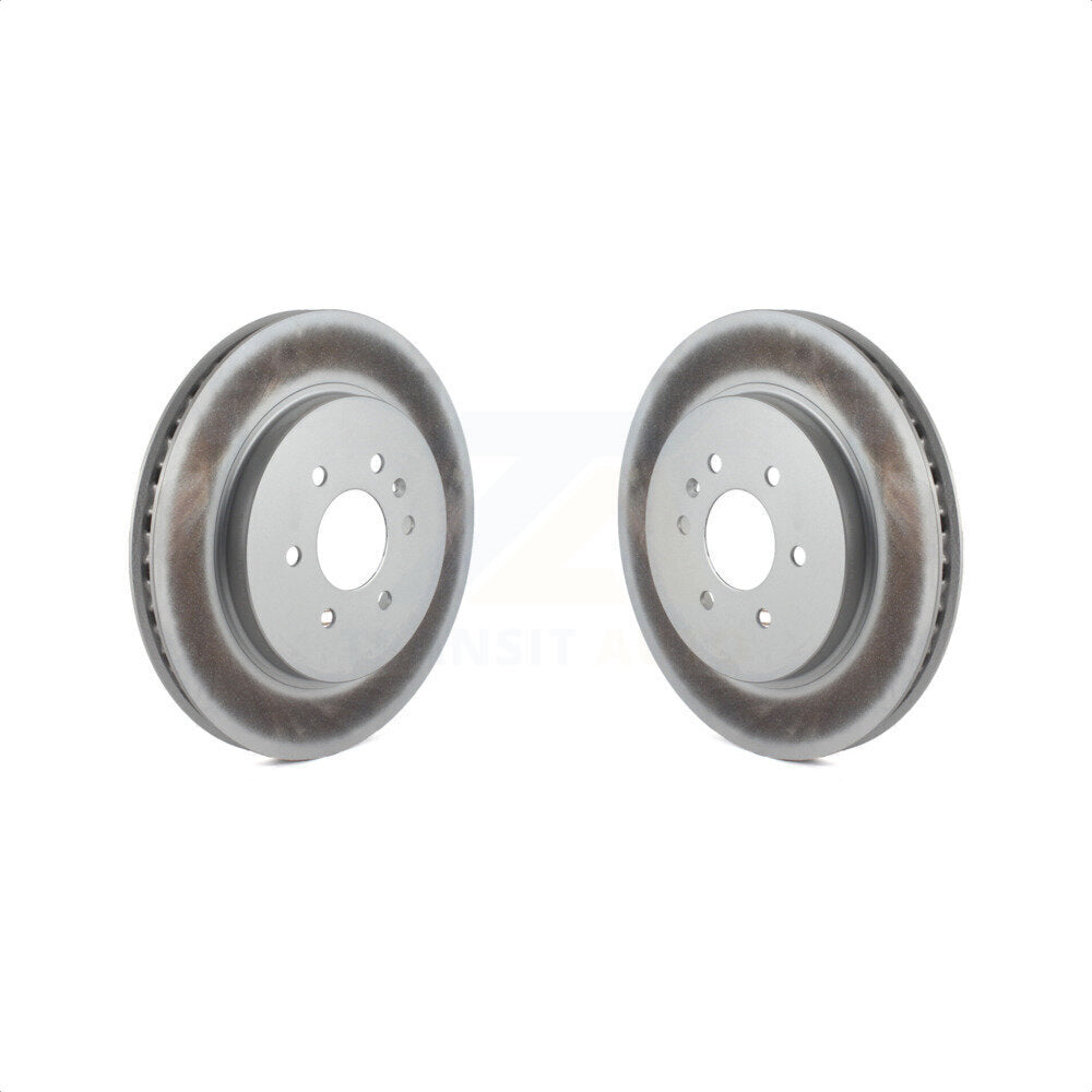 Rear Coated Disc Brake Rotors Pair For 2004-2009 Cadillac SRX KG-100394