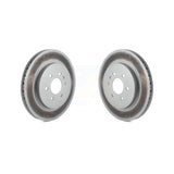 Rear Coated Disc Brake Rotors Pair For 2004-2009 Cadillac SRX KG-100394